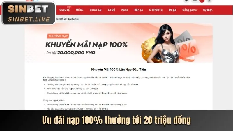 Thưởng Nạp Lại Hàng Ngày tại 6fff link vào